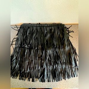 Torrid leather mini skirt